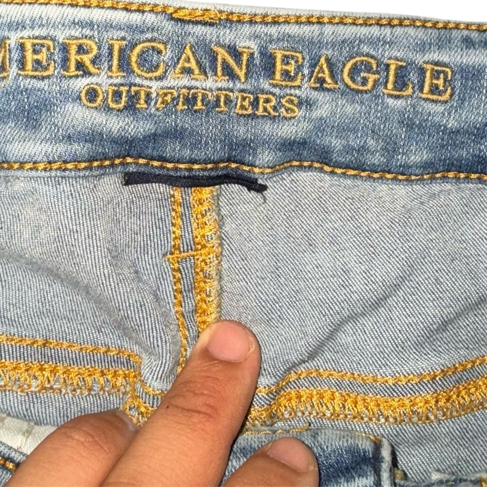 American Eagle Men’s Light Blue Denim Jeans 31x32 - Picture 3 of 4